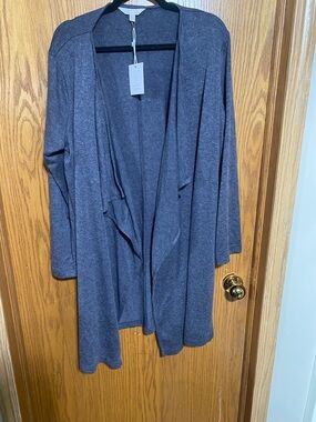Lc open front waterfall cardigan